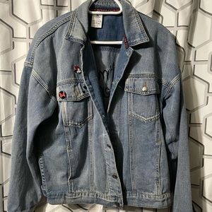 Disney Store Minnie Mouse Club House Jean Jacket size Large